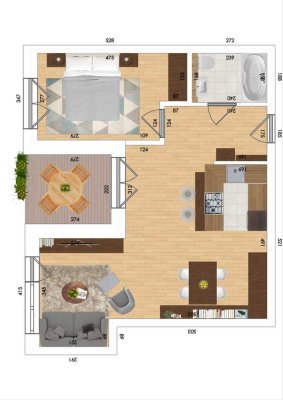 Ideal für Singles oder Paare: 2-Zimmer-Wohntraum mit Terrasse – ruhig & modern