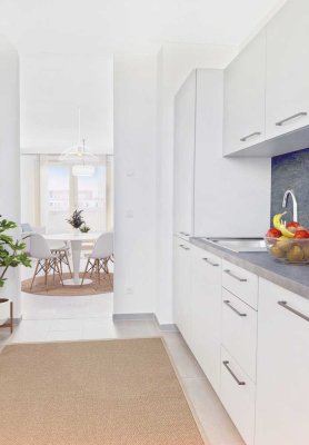 Hannover Kronsrode Neubau: Einbauküche, Süd-Loggia, Tageslicht-Bad, Fußbodenhzg, Lift, TG, Keller...
