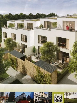 modernes, helles Reihenmittelhaus am Sallerner Berg/Aberdeenpark im Grünen
