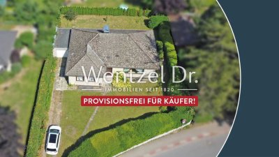 PROVISIONSFREI für Käufer – Sanierungsbedürftiger Bungalow. Neu bauen oder sanieren!