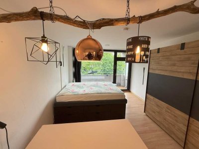 ERBPACHT: Schönes modernes eingerichtetes cooles 1 Zimmer Apartment in Top Lage