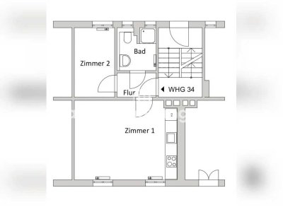 Tauschwohnung: 1,5 Z im Tausch gegen eine größere in München / GWG