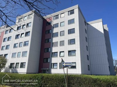 2-Zi. Whg 59 qm in Isernhagen-Altwarmbüchen, Balkon mit Glasschiebetüren und Abstellraum, Fahrstuhl