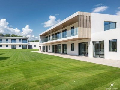 Modernes Wohnen in Pusarnitz. Wohnungen mit Grünfläche oder Panoramaterrasse. Neubau.
