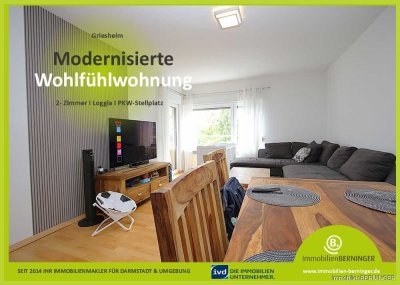 Modernisierte Wohlfühlwohnung mit Loggia & PKW-Stellplatz