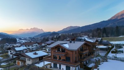 Neubau-Penthouse mit Horn- &amp; Kaiserblick