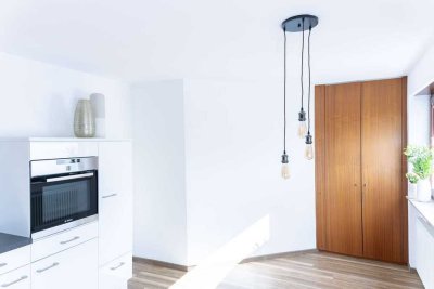 Schöne Erdgeschosswohnung zwischen Rhein und Stollenwörthweiher mit direktem Gartenzugang