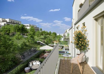3-Zimmer Dachgeschosswohnung mit Terrasse+++ EBK +++ Erstbezug
