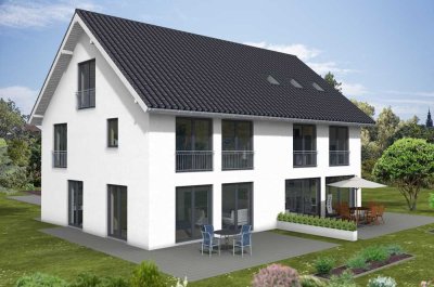 Moderne Doppelhaushälfte, inkl. Grundstück in Allershausen