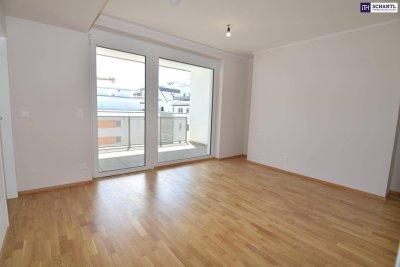 Coole Zwei-Zimmer-Wohnung mit perfekter Raumaufteilung und großer Loggia!!