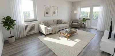 Renovierte 3-Zimmer Wohnung im 5. OG mit Aufzug und Balkon in Limburgerhof