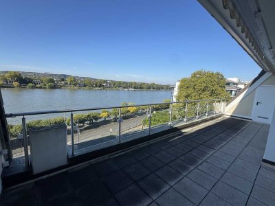 Rheinlage und Rheinblick - Penthouse - top Ausstattung!