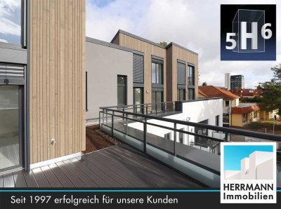 5H6 - Exklusive und einzigartige Penthouse-Wohnung in ökologischer Bauweise mit offener Decke