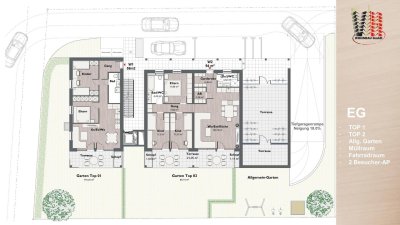 NEUBAU-W01: 3-Zimmer Gartenwohnung in Gisingen