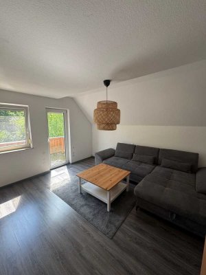 Ansprechende und gepflegte 2-Zimmer-EG-Wohnung mit Balkon und EBK in Gräfensteinberg