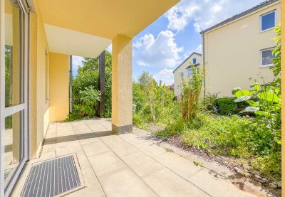 Großzügige 2-Raumwohnung mit Süd-Terrasse * EG * neuer Fußboden * TG-SP * Bad mit Wanne * TOP *