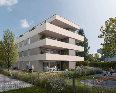 3-Zimmer-Terrassenwohnung in Ruhelage im Ortskern - Erstbezug! Kleinwohnanlage Widum 32