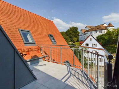 Moderne 3-Zimmer Dachgeschosswohnung direkt am Schloss