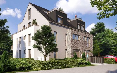 Herrliche 4-Zimmer-Dachgeschoss-Wohnung im Maisonette-Stil mit zwei Dachterrassen und Aufzug