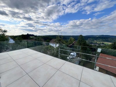 Exklusive Neubauwohnung in der obersten Etage mit unverbaubarem Panoramablick