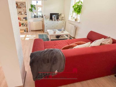 Voll möblierte, hübsche Singlewohnung in zentraler Stadtlage von Kirchhain zum kurzfristigen Bezug.