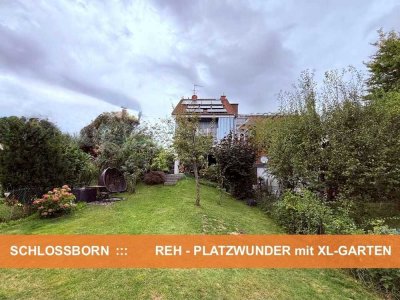 IDEALES REIHENHAUS mit GARTEN-PARADIES   :::   SCHLOSSBORN