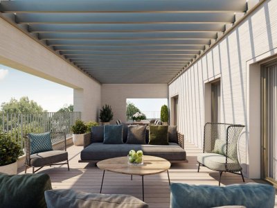 Traumhaftes Penthouse mit XXL Terrasse am Mayburger Kai