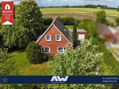 Sanierungsbedürftiges EFH mit großem Grundstück in ruhiger Lage von Hage       Objekt-Nr.: 25