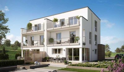 Bezugsfertig geplantes Reiheneckhaus auf 3 Etagen im Neubaugebiet.