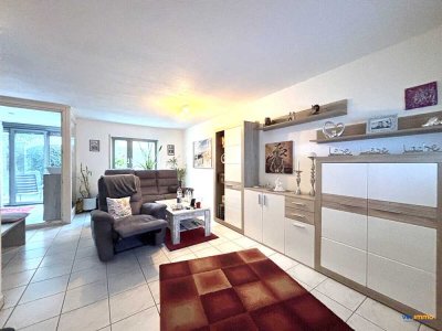 Gepflegte 2-Zi.-Wohnung mit Wintergarten, Gartenanteil und Garagenbox