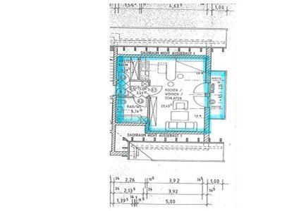 Schönes, gepflegtes  Apartment mit Balkon und Einbauküche in Haag