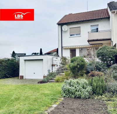 Bischofsheim : BEZUGSFREI ! Gepflegtes, modernisiertes 4-Zi-Reihen-END-haus auf großem Grundstück