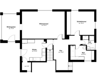 Lichtdurchflutete Erdgeschosswohnung mit hochwertiger Ausstattung und 400 m² Gartenidylle