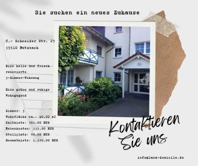 Helle und gemütliche 3-Zimmer-Wohnung