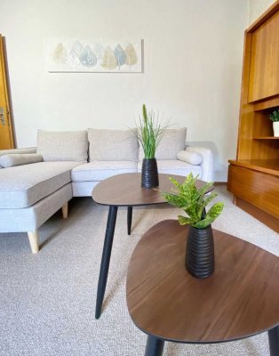 Schöne modernisierte voll-möbilierte Zweizimmerwohnung in ruhiger Lage, Mühlheim/Main, Nähe S-Bahn