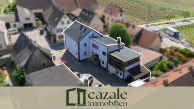 Geräumiges Ein-/ Zweifamilienhaus mit energetisch sanierter Gebäudehülle und Stellplatz in Gönnheim