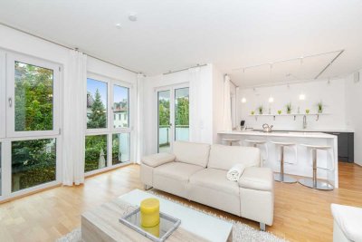 Moderne 3‑Zimmer Wohnung voll möbliert mit Balkon in Ismaning