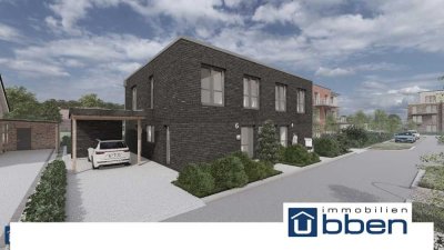 Haus B: Moderne Neubau-Doppelhaushälfte in Aurich!