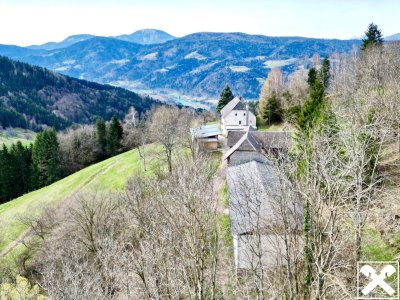 Absolute Ruhelage! Landwirtschaft mit Panoramablick im Süden Kärntens