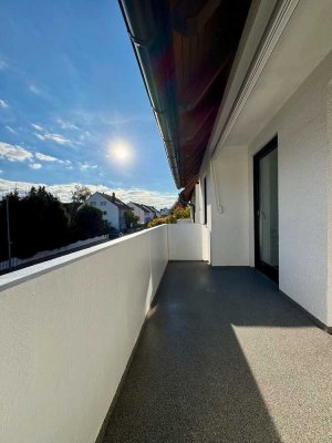 Lichtdurchflutete 3,5-Zimmer-Wohnung mit zwei Balkonen - Erstbezug nach Renovierung in Ehningen