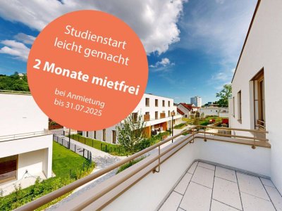 marena - Wohnen in Krems Haus 75b | 2-Zimmer-Wohnung mit ostseitigem Balkon
