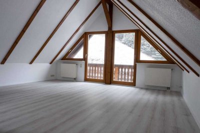 Vollständig renovierte 3 Zimmer DG-Wohnung mit Balkon