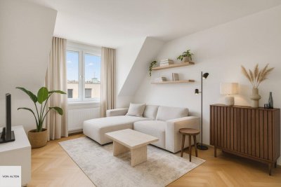 Bestandsfrei: 2-Zimmer-Wohnung mit Gemeinschaftsgarten und Klimaanlage!