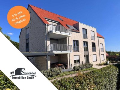 Neubaukomfort! 3-Zimmer-Wohnung mit Garten, Terrasse und effizienter Wärmepumpe!