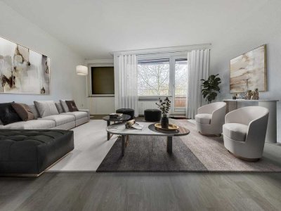 Frisch renovierte 3-Zi.-Whg., EBK, Balkon, Loggia, DG-Raum in zentraler Lage Bremen-Walle