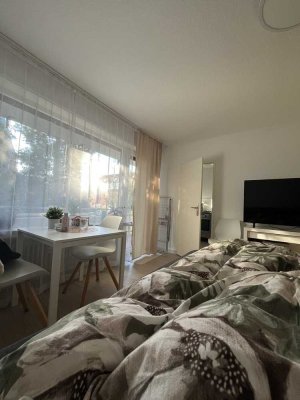 Teilmöblierte 1-Zimmer-Wohnung mit Balkon & EBK – sofort einziehen & wohlfühlen