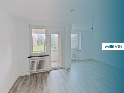 Helle 3-Zimmer-Wohnung mit BALKON und Badewanne