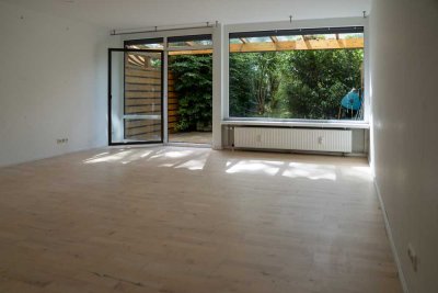 4-Zimmer-Splitlevelwohnung mit Garten, Ofen und separatem Eingang