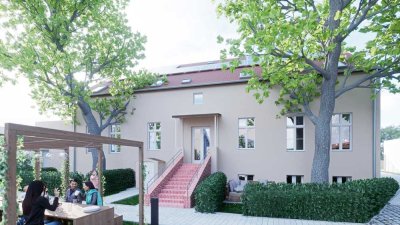 Hochwertige 3-Zimmer-Whg. mit EBK, Terrasse & Garten im sanierten Denkmal – Berlin-Neukölln