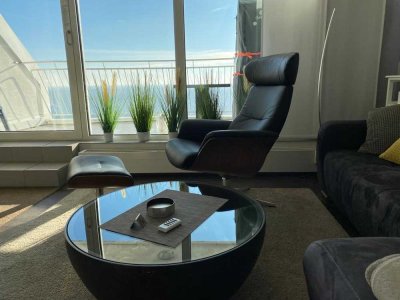 www.seewind98.de  Stilvolle 3-Zimmer-Maisonette-Wohnung mit Meerblick in Wilhelmshaven